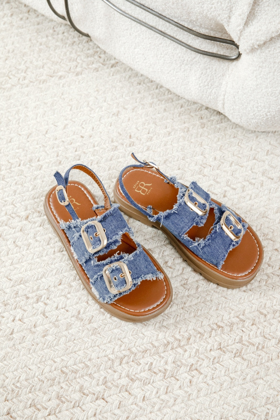 Sandales Eva - jean bleu