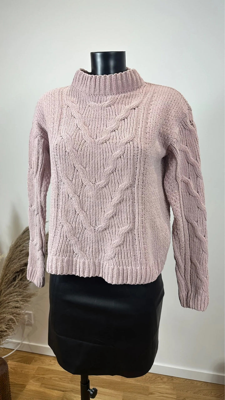 Pull vieux rose - taille XS