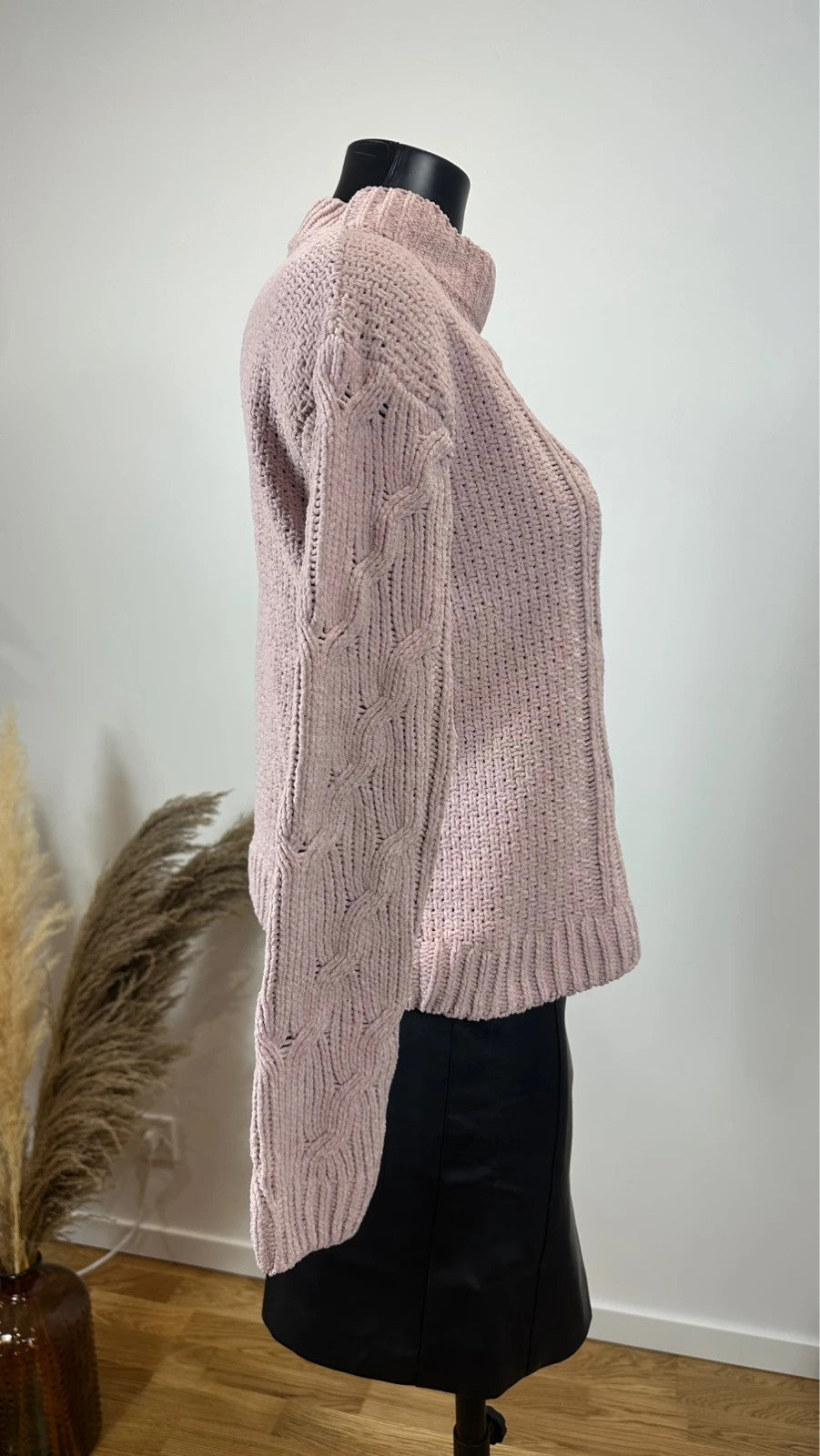 Pull vieux rose - taille XS