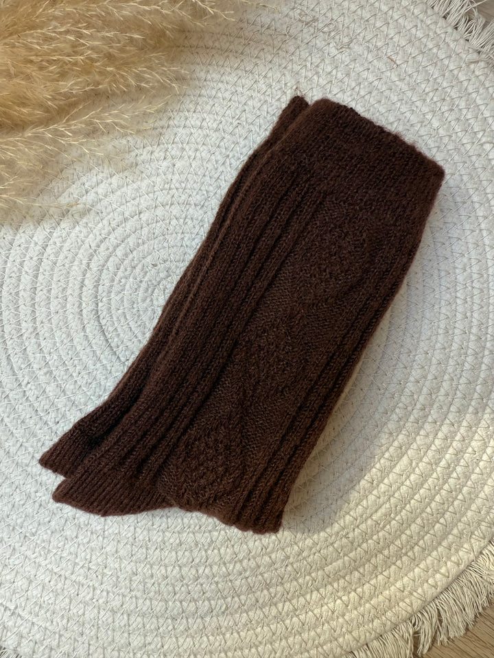 Chaussettes chaudes - marron