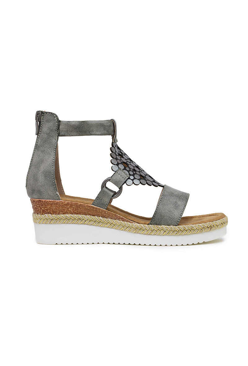 Sandales Gina - vert gris