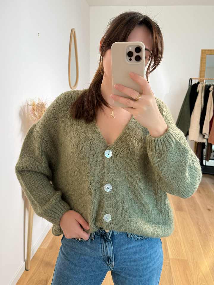 Gilet Adriana - kaki