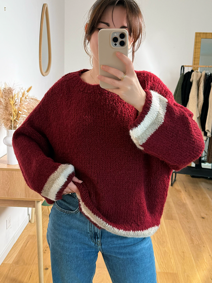 Pull Viny - bordeaux
