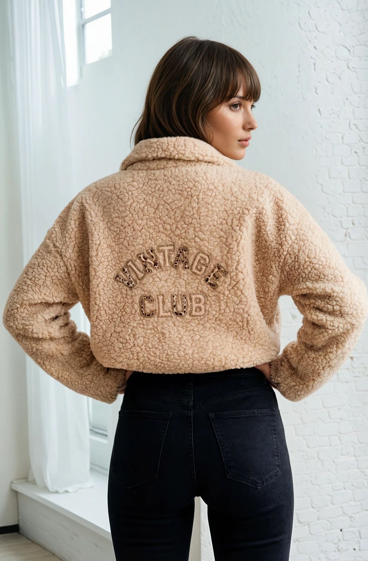 Sweat Vintage Club - beige