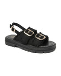 Sandales Eva - noir