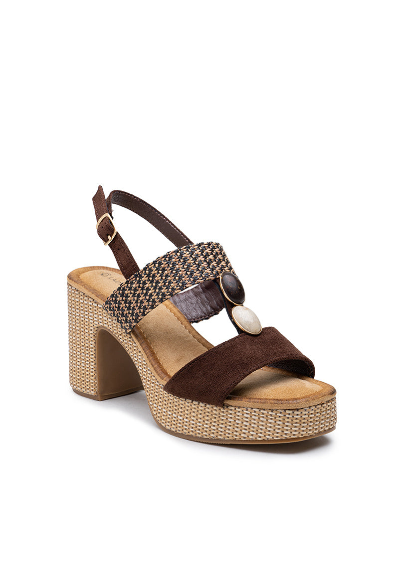 Sandales Olivia - marron