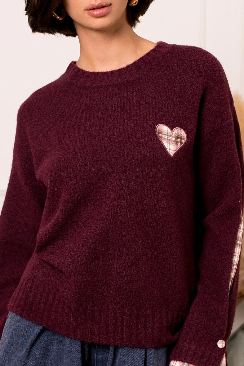 Pull Chloé - bordeaux