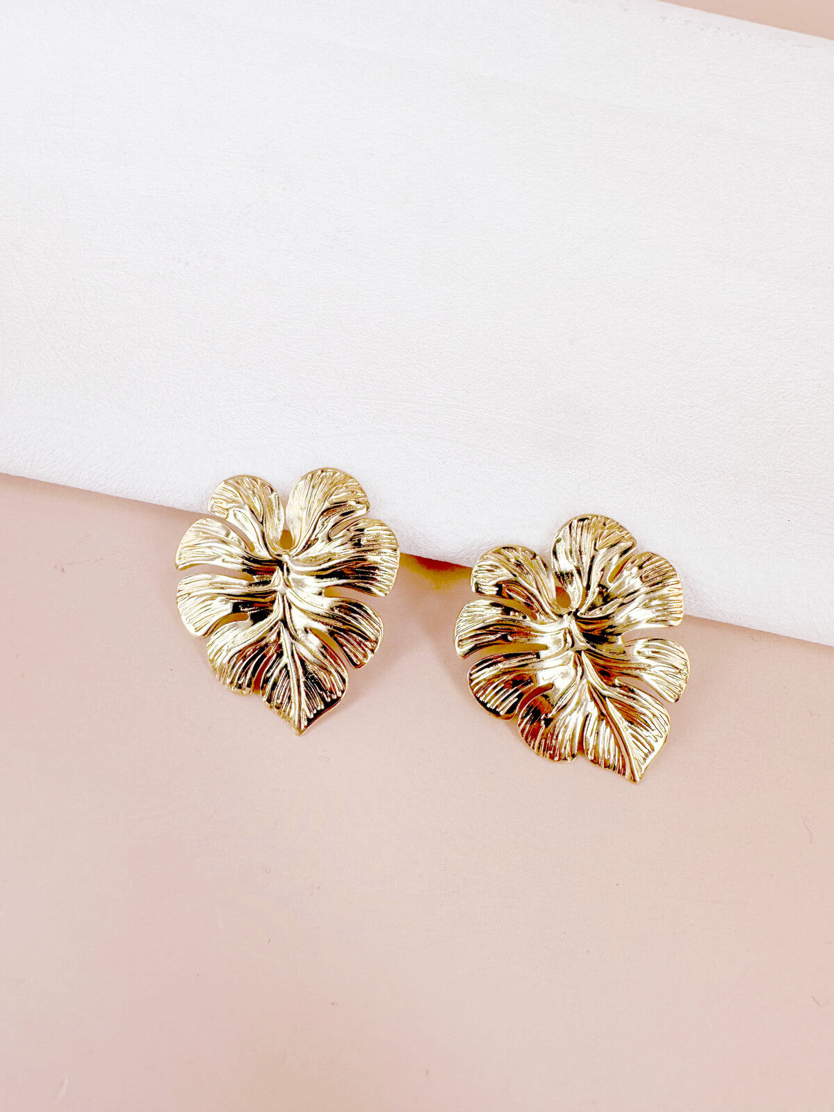 Boucles d’oreille feuille