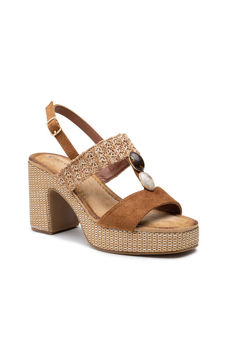 Sandales Olivia - camel