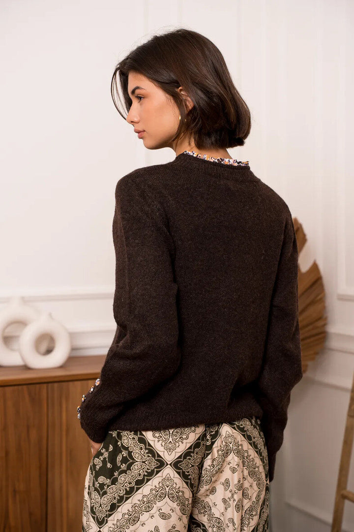 Pull Solana - marron