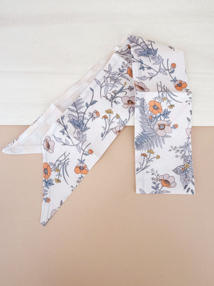 Foulard bandeau - floral délicat