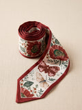 Foulard bandeau - coquelicot papillons