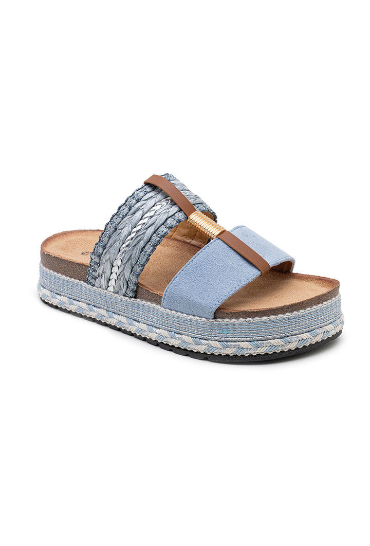 Sandales Éden - bleu