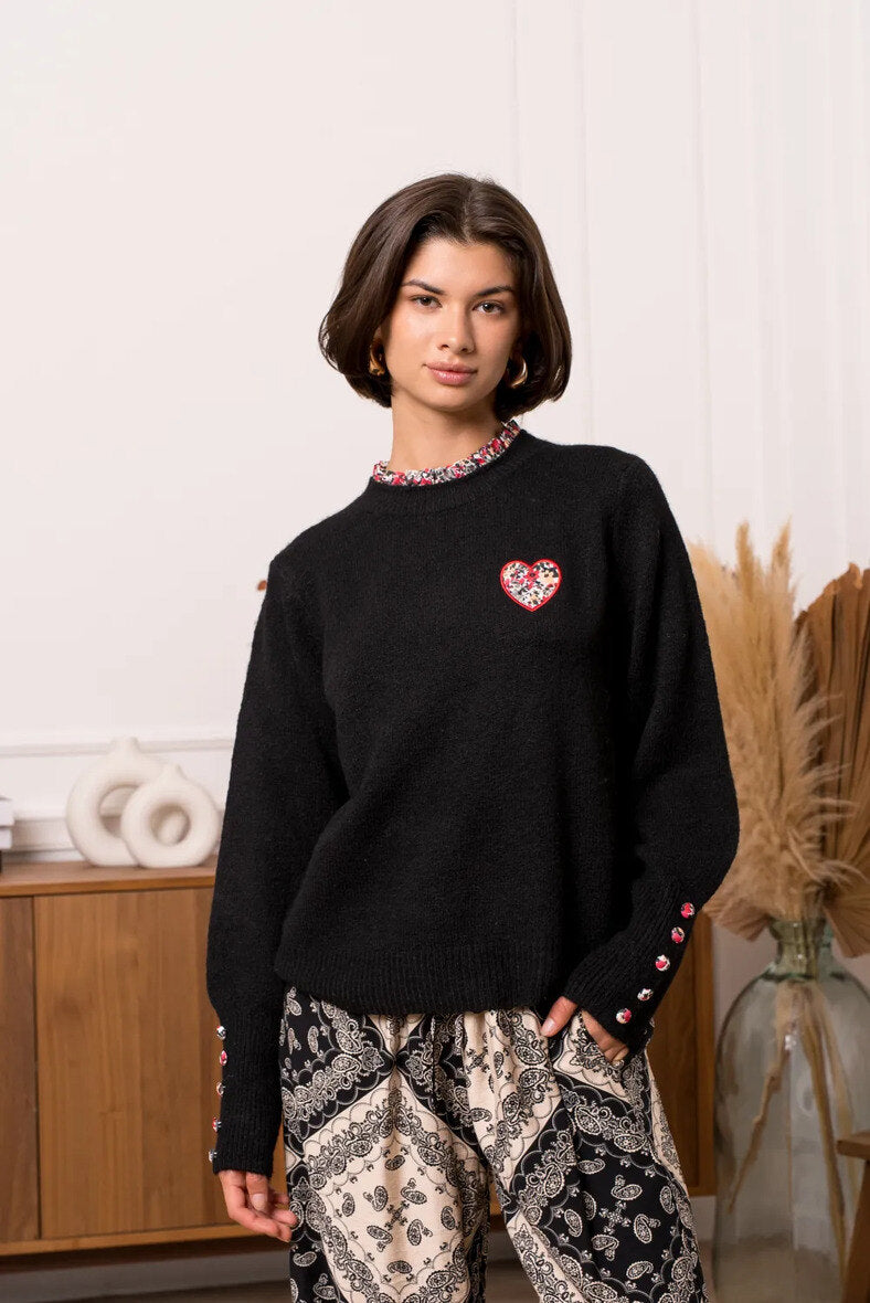Pull Solana - noir