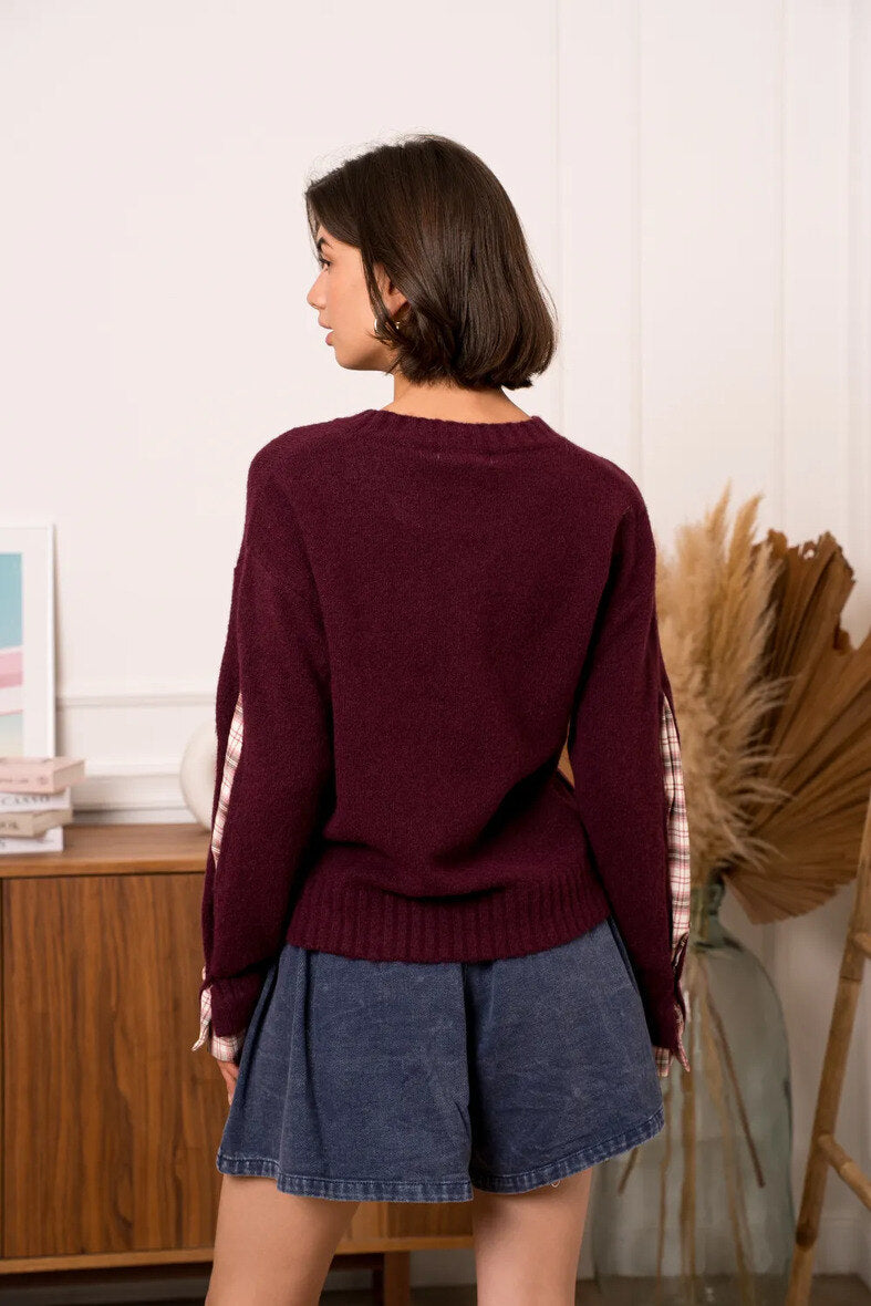 Pull Chloé - bordeaux