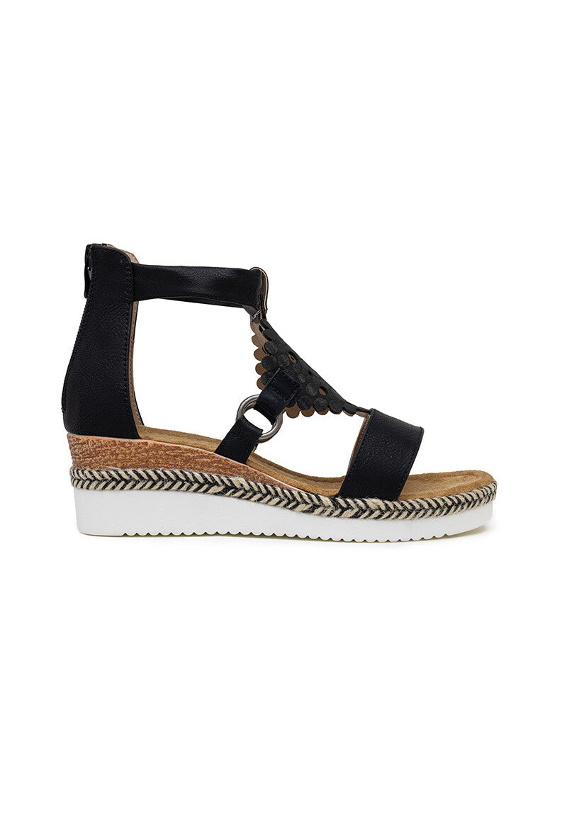 Sandales Gina - noir