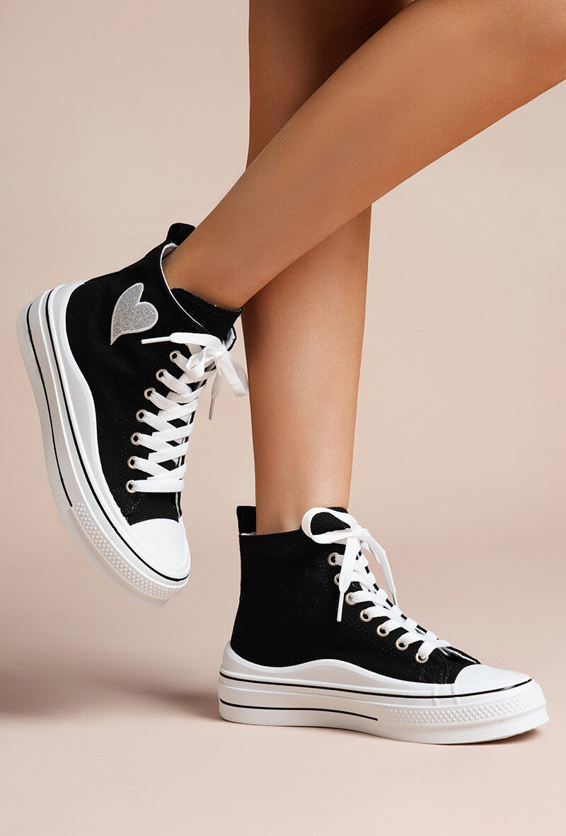 Baskets Elina - noire