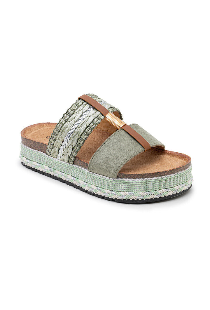 Sandales Éden - vert