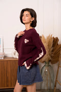 Pull Chloé - bordeaux