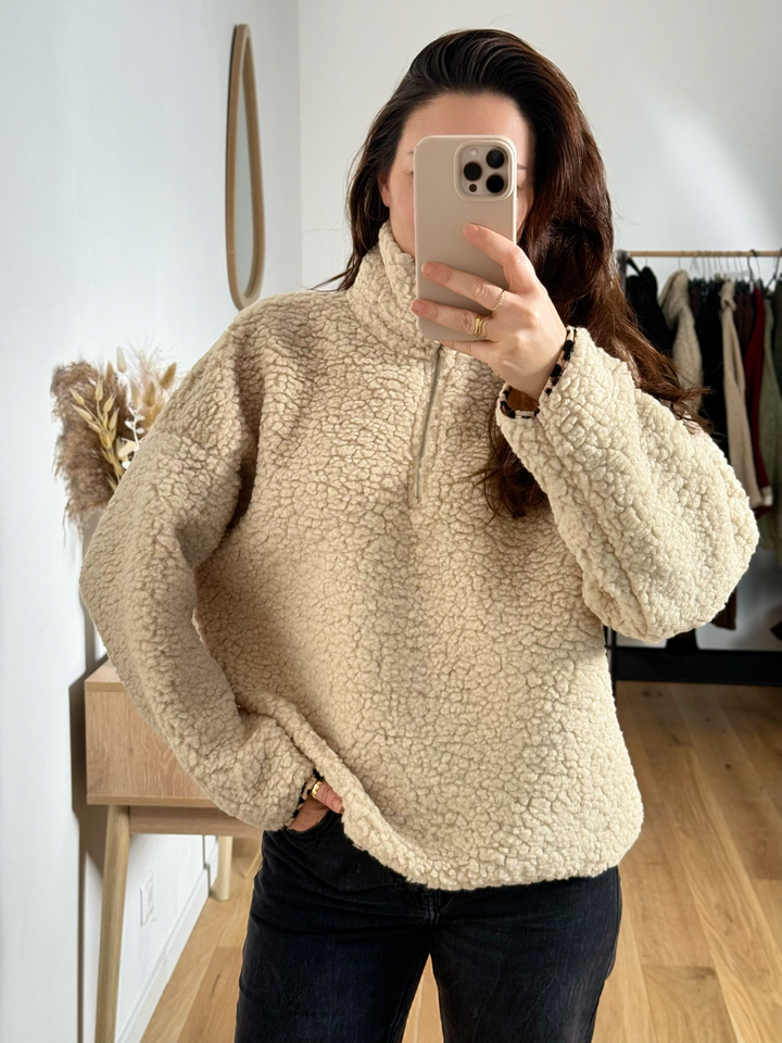 Sweat Vintage Club - beige