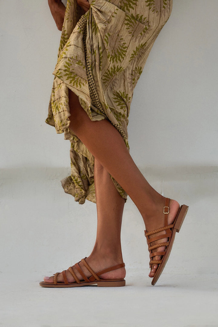 Sandales Parisse - camel