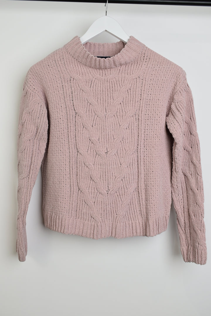 Pull vieux rose - taille XS