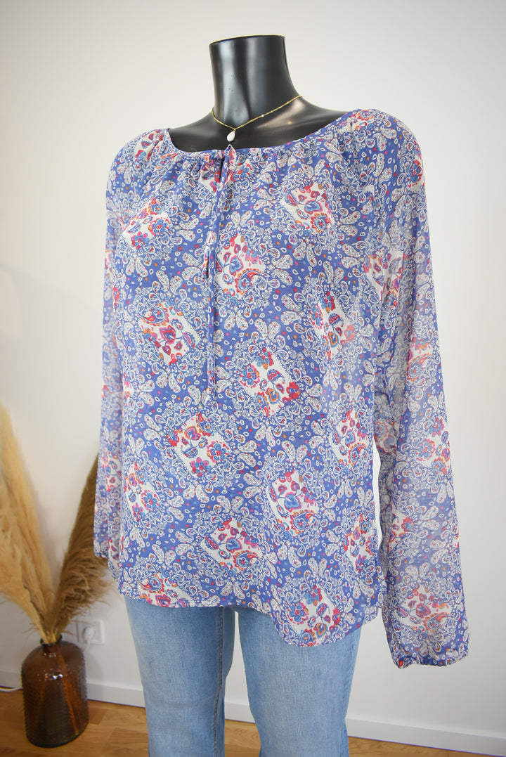 Blouse bleue - taille S