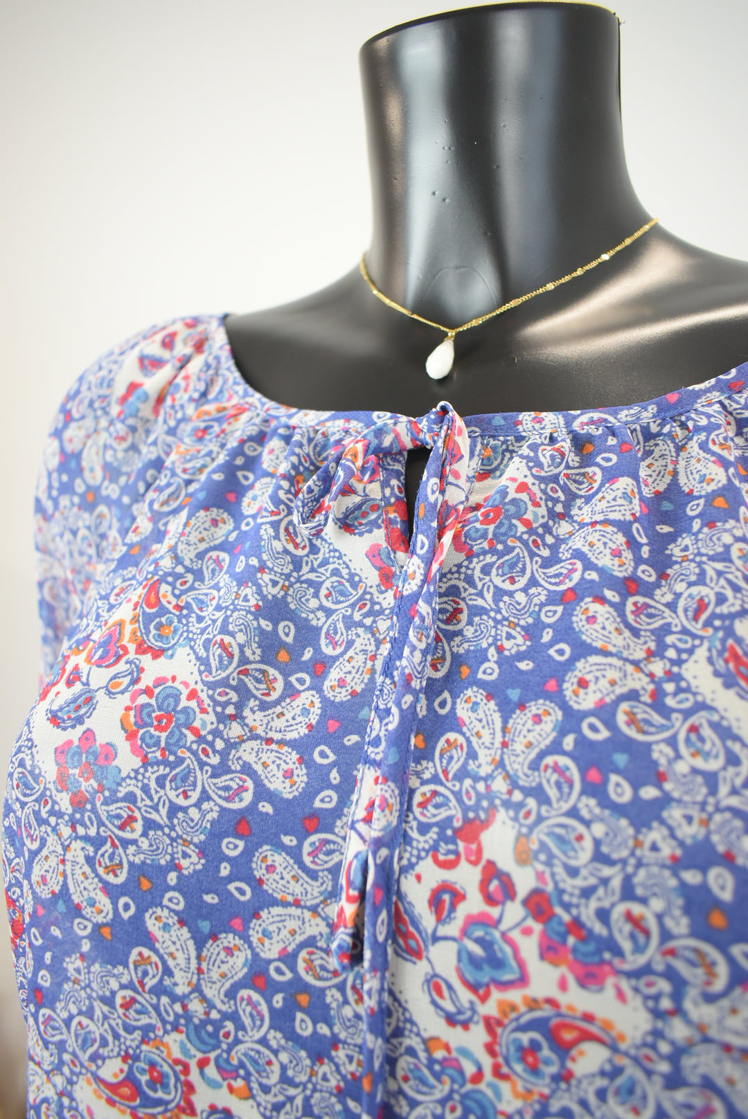 Blouse bleue - taille S