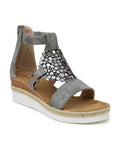Sandales Gina - vert gris
