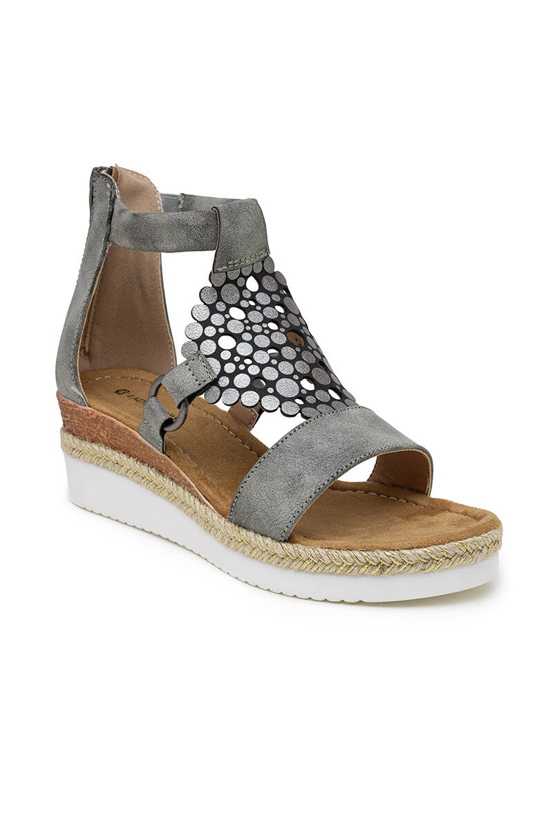 Sandales Gina - vert gris
