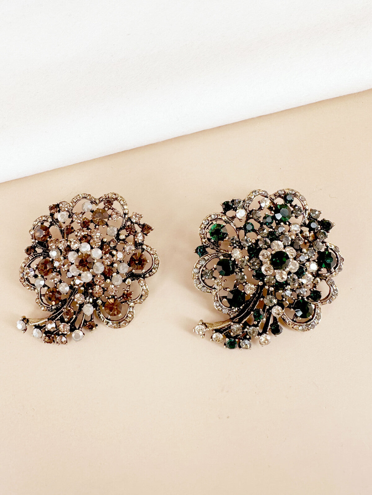 Broche cognac