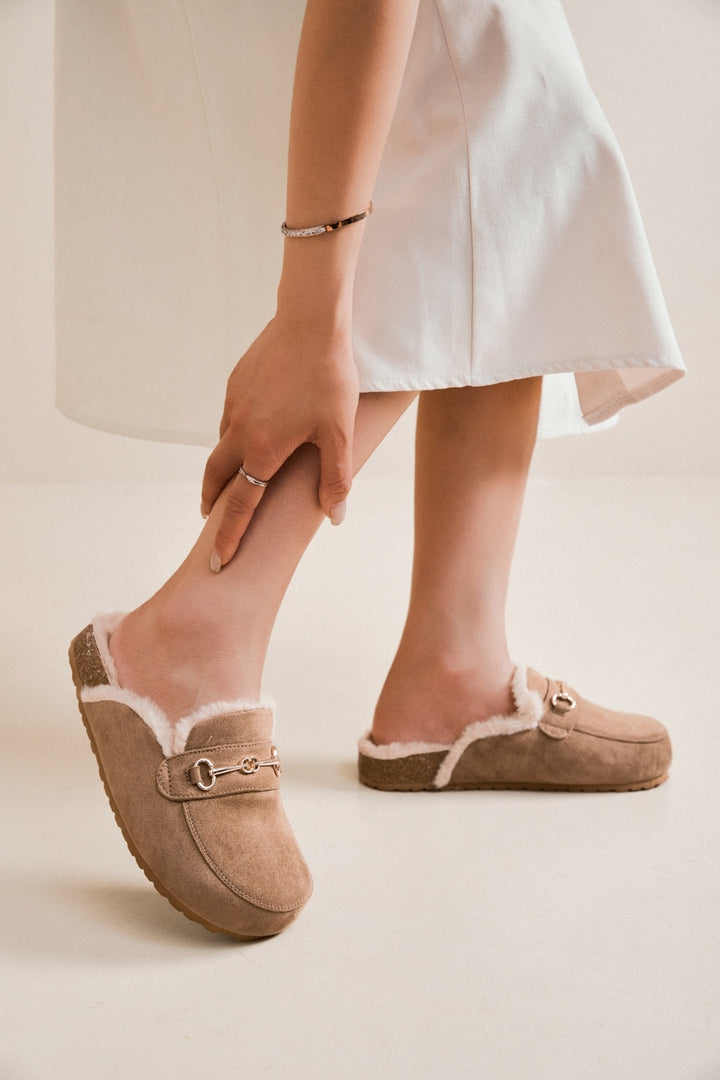 Mules Clarisse - camel