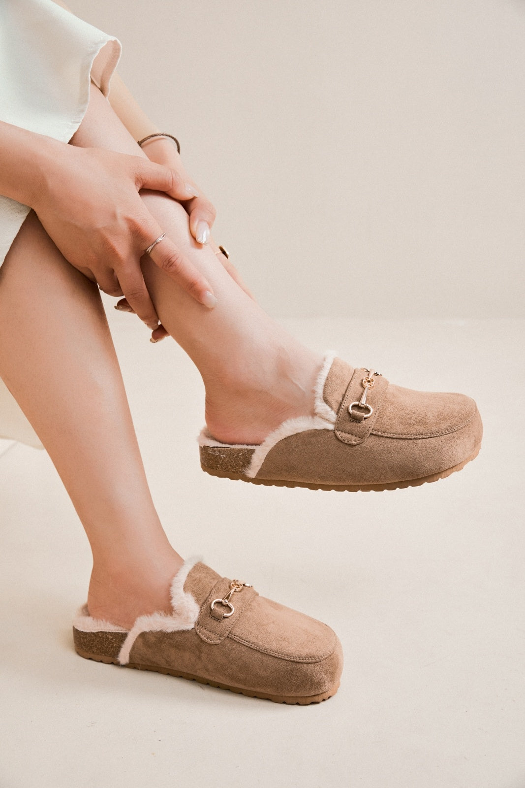 Mules Clarisse - camel