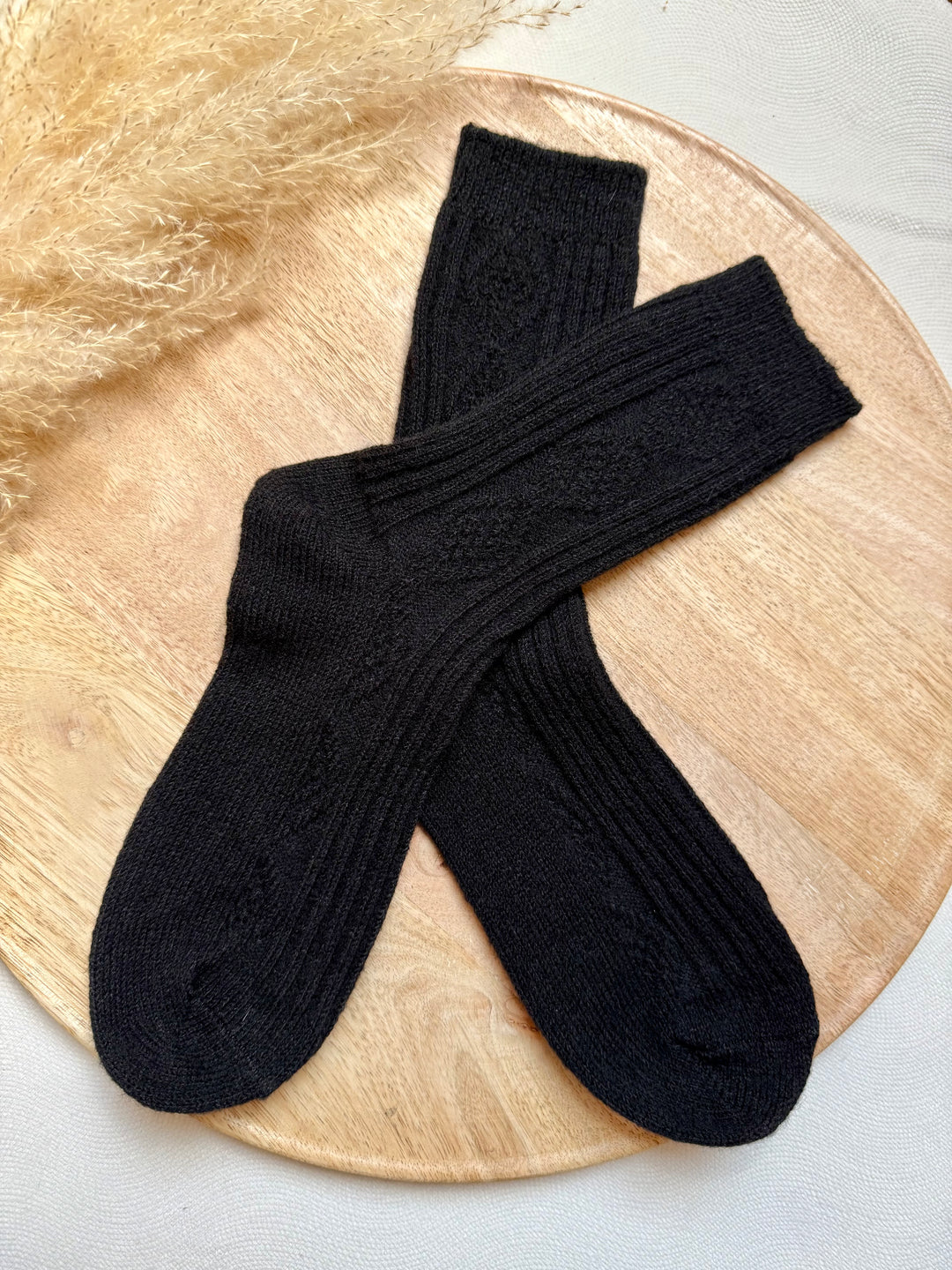 Chaussettes chaudes - noir