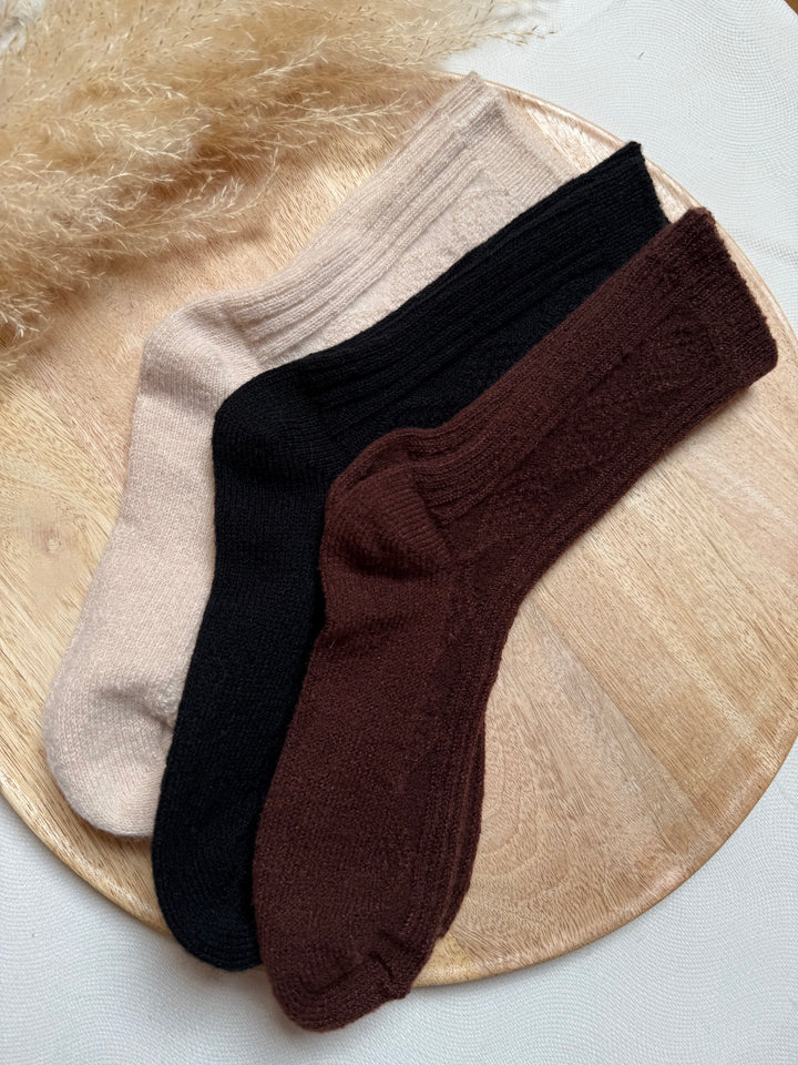 Chaussettes chaudes - noir