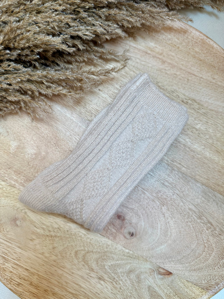 Chaussettes chaudes - beige
