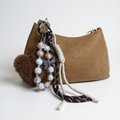 Bijoux de sacs - porte clés marron