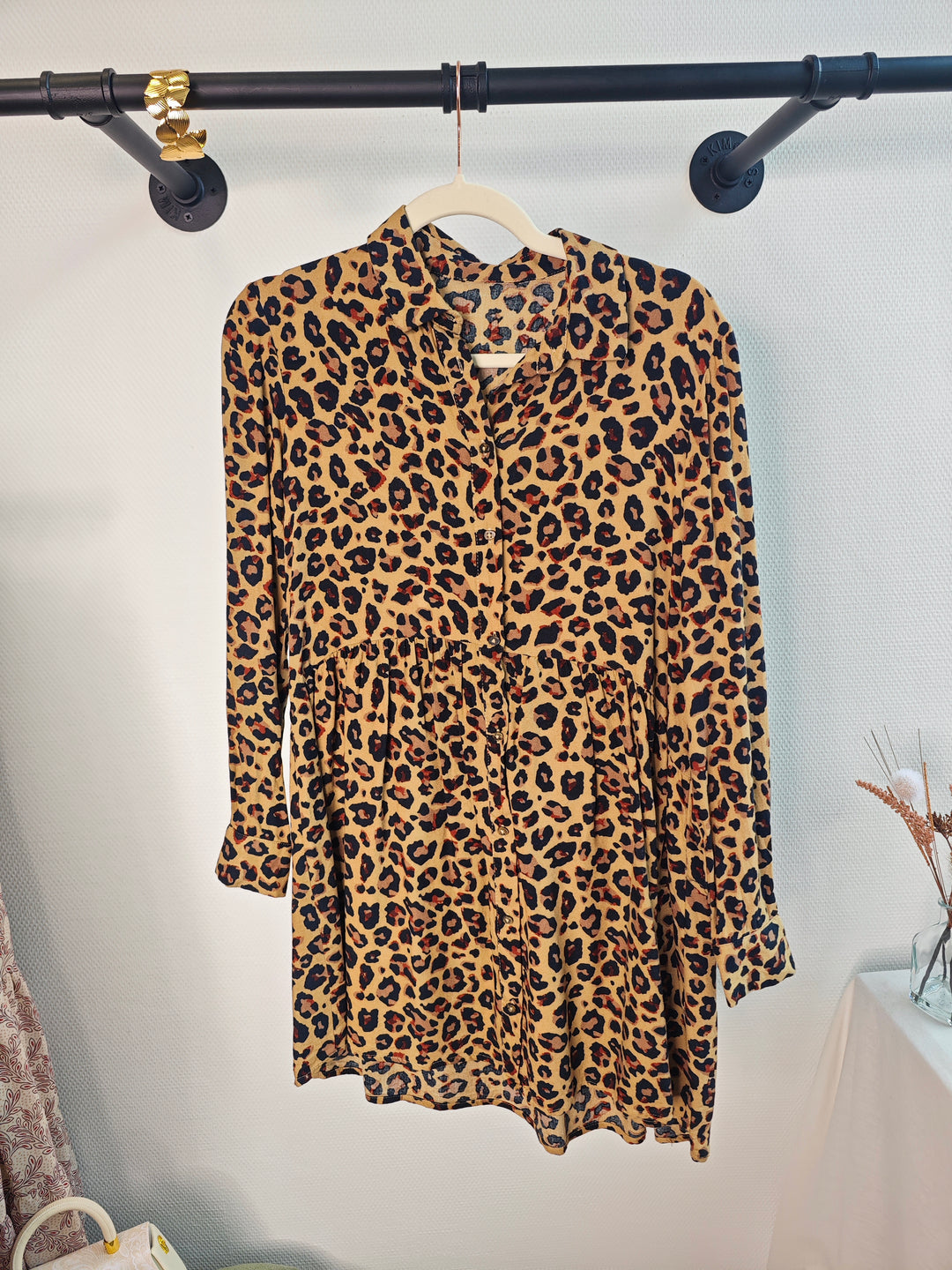 Robe courte léopard - taille S/M