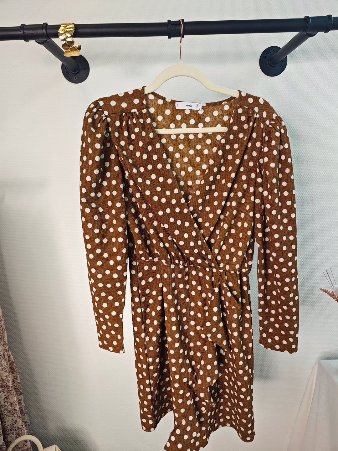 Robe courte Mango pois - taille M