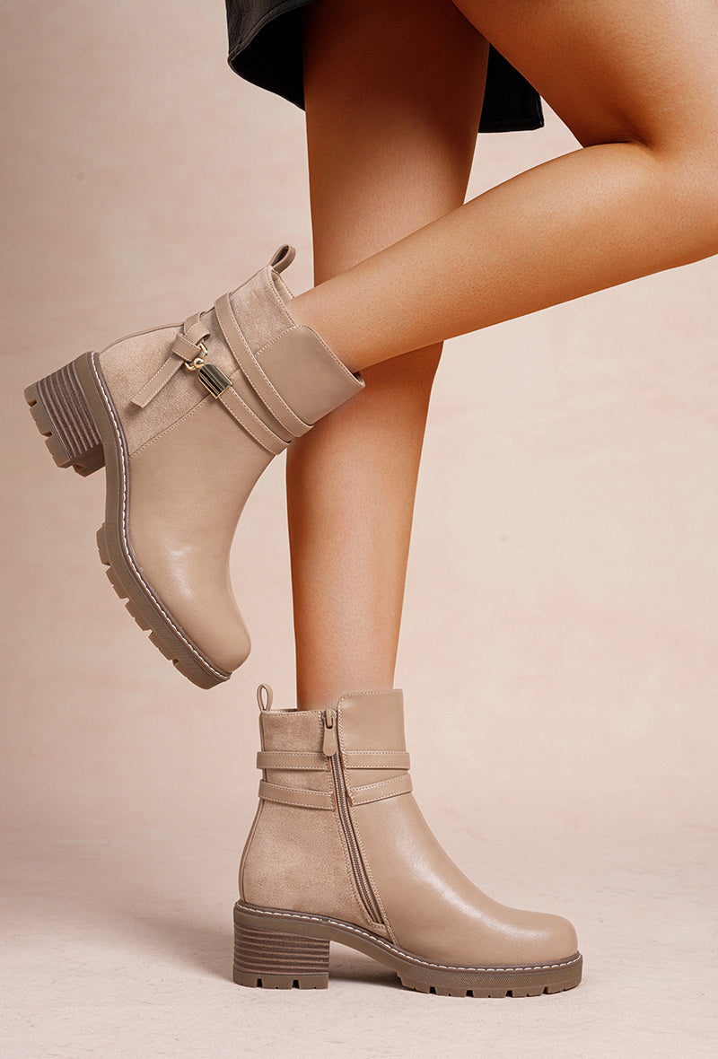 Bottines Ava - beige