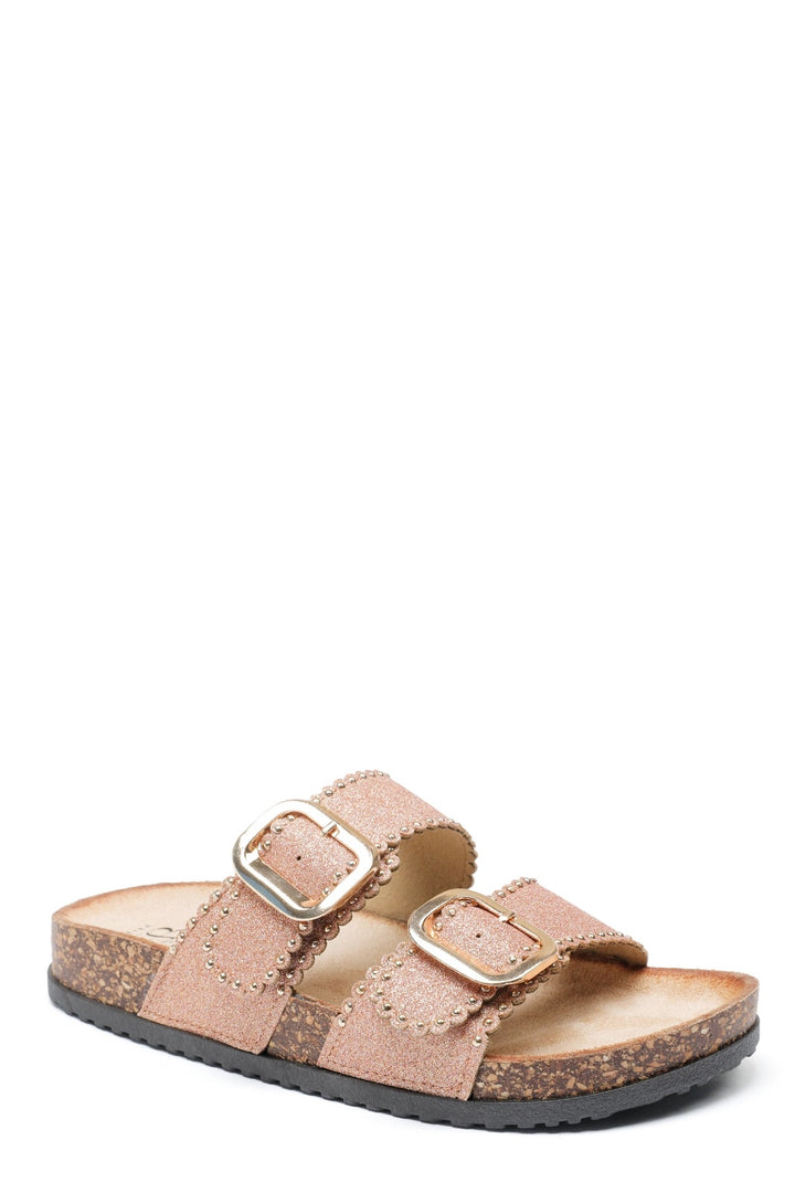 Sandales Rosie - champagne rosé