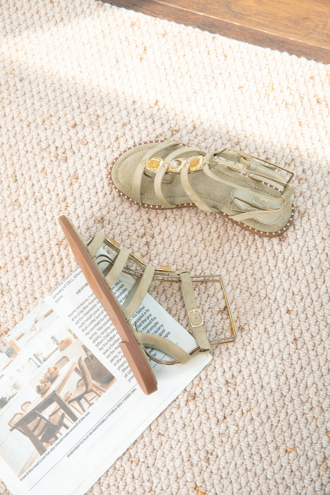 Sandales Salomé - vert