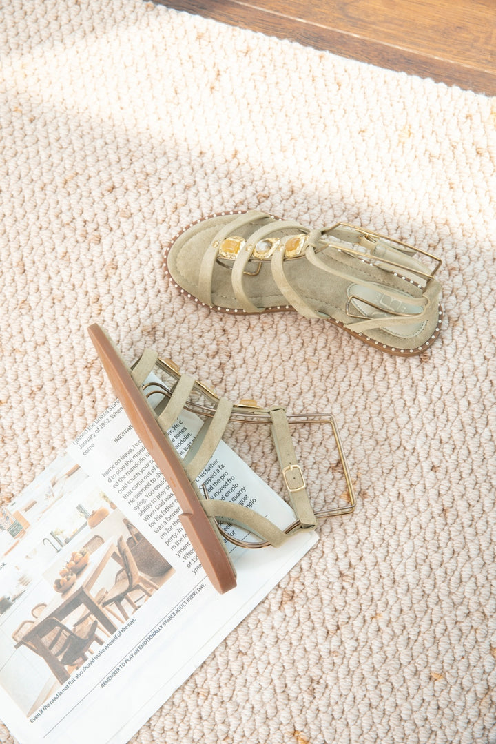 Sandales Salomé - vert