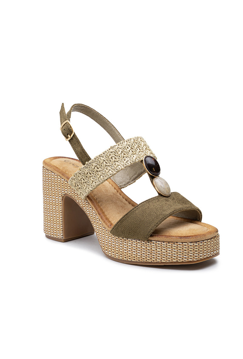 Sandales Olivia - vert