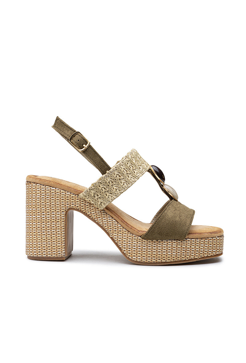 Sandales Olivia - vert