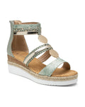 Sandales Assia - vert